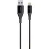 Belkin Kevlar Mixit DuraTek 2.4A Black Lightning to USB iPhone Charging Cable, F8J207bt04-BLK