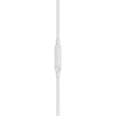 Belkin Rockstar In Ear White Noise Isolation Earphone with Lightning Connector, G3H0001btWHT