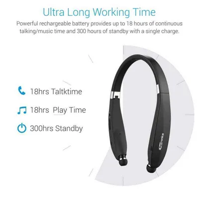 Portronics Harmonics 200 POR 927 Black Bluetooth Headset