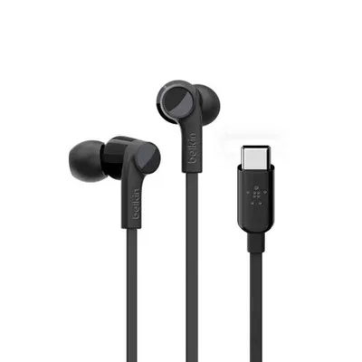 Belkin Black Wired in Ear Earphone with Mic, G3H0002btBLK