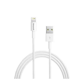 Honeywell 1.2m White Apple Lightning USB Cable