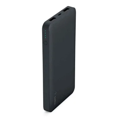 Belkin 10000mAh Black Portable Pocket Power Bank, F7U020BTSLV