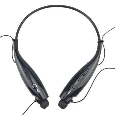 Immutable HBS-7300 Black Bluetooth Neckband In-Ear Earphone with Mic, IMT-51136