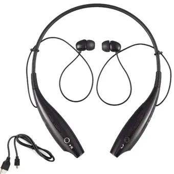 Immutable HBS-730 Black Bluetooth Neckband Earphone with Mic, IMT-545125