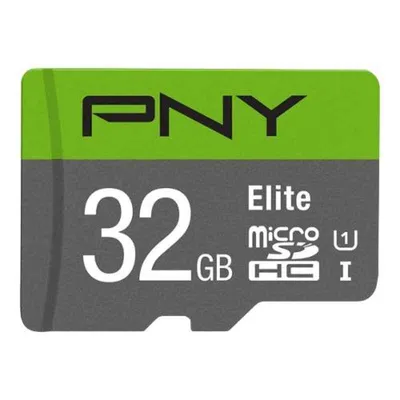PNY 32GB Class 10 Micro SD Memory Card, PFUD0321U1R100-BR20