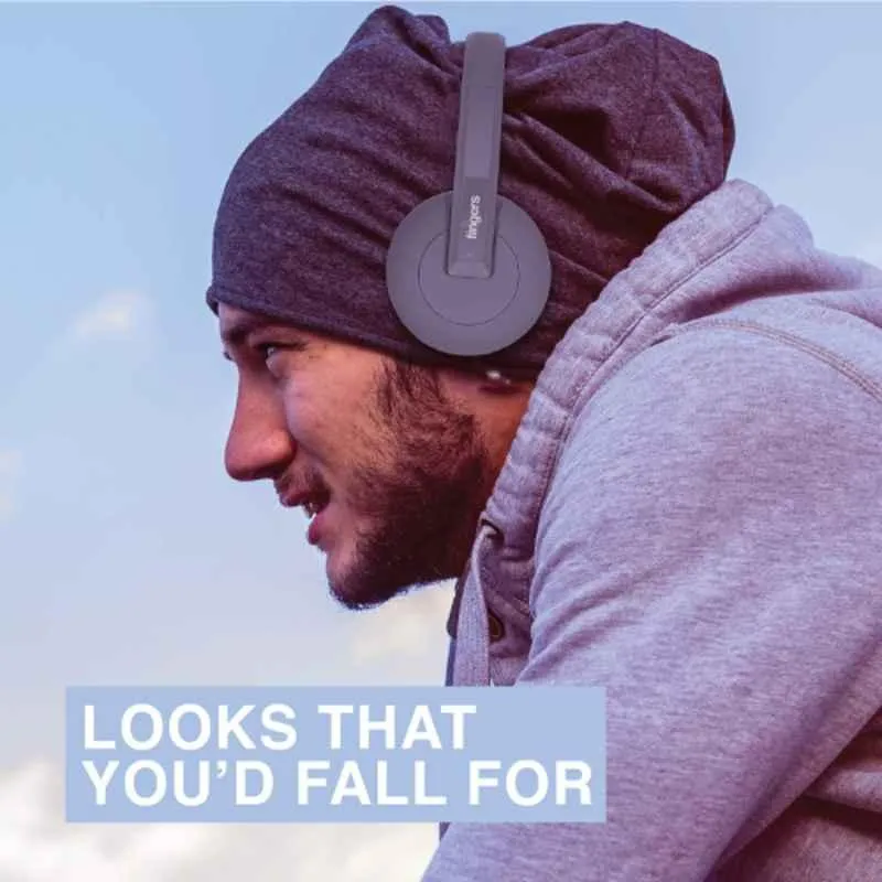 Fingers Beaute Gun Grey Wireless Headset