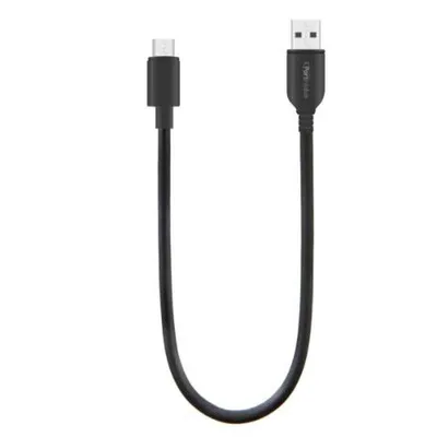 Portronics Konnect Core Mini 2.4A Black 25cm Long Micro USB Cable, POR-1000 (Pack of 20)