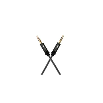boAt AUX 500-1.5 1.5m 3.5mm Male to Male Black Nylon Braided Aux Cable