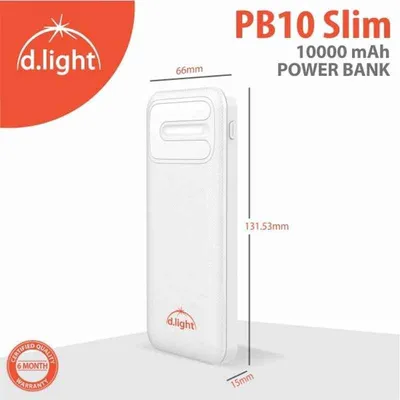 D-Light PB10 10000mAh Lithium Polymer Power Bank