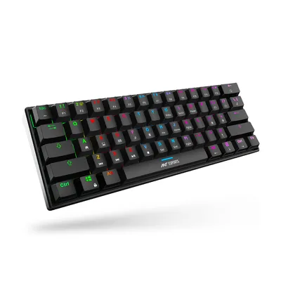 Ant Esports MK1300 Mini Wired Mechanical Gaming Keyboard with Blue Switches