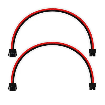 Ant Esports MODPRO Sleeve Cable Kit 30 CM Extension Cable (White – Red – Black)