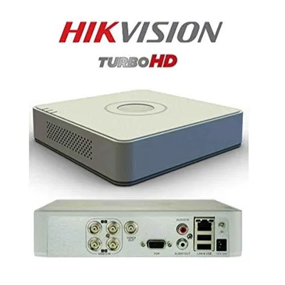 Hikvision 4 Channel 1 SATA Support Eco DVR, DS-7A04HGHI-F1-Eco