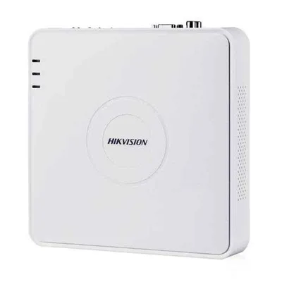 Hikvision HD 2MP 4 Channel White Mini Turbo DVR, DS-7A04HQHI-K1