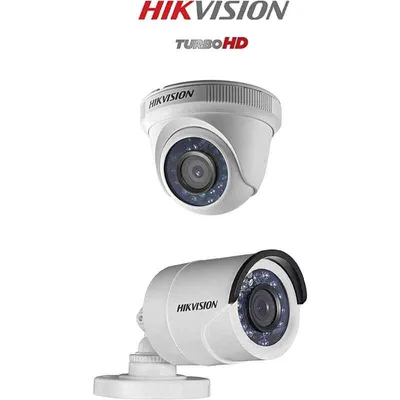 Hikvision Full HD 2MP 4 CCTV Camera (2 Dome & 2 Bullet) & 4CH Full HD DVR Kit (All Accessories)