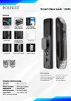 Denler DL02 Denler Smart door lock, Digital door lock, Fingerprint lock with Wi-Fi Remote Unlock App, RFID Card, PIN, Manual Key