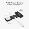 Qubo Wireless Charger  MagSafe Compatible with iPhone, Airpods & Apple Watch, QC Passed (White) HWL03BL001 MAGZAP Z3 CHARGER BLACK