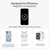 Qubo Wireless Charger  MagSafe Compatible with iPhone, Airpods & Apple Watch, QC Passed (White) HWL03BL001 MAGZAP Z3 CHARGER BLACK