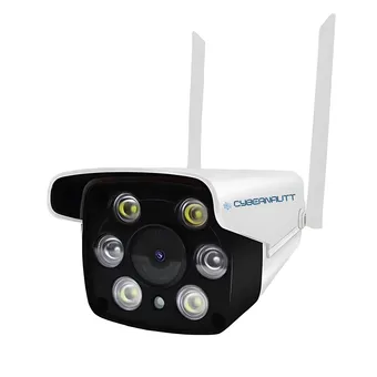 Cybernautt B2Y 3MP HD Smart WiFi Outdoor Camera with Two Way Audio, Built in Microphone, IP66 Waterproof, Muti User View & SD Support upto 128GB