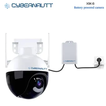 Cybernautt X9K 2MP Full HD Smart Wi-Fi Camera with Motion Detect, Alarm, Two Way Audio, Weatherproof, SD Support & Cloud Recording Options