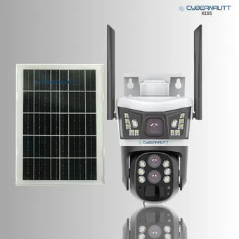 Cybernautt X15S 12MP Full HD PT 4G Sim Camera with 10X Zoom, Motion Detect, Colour Night Vision, Human Detect, 2 Way Audio & Support SD Upto 128GB