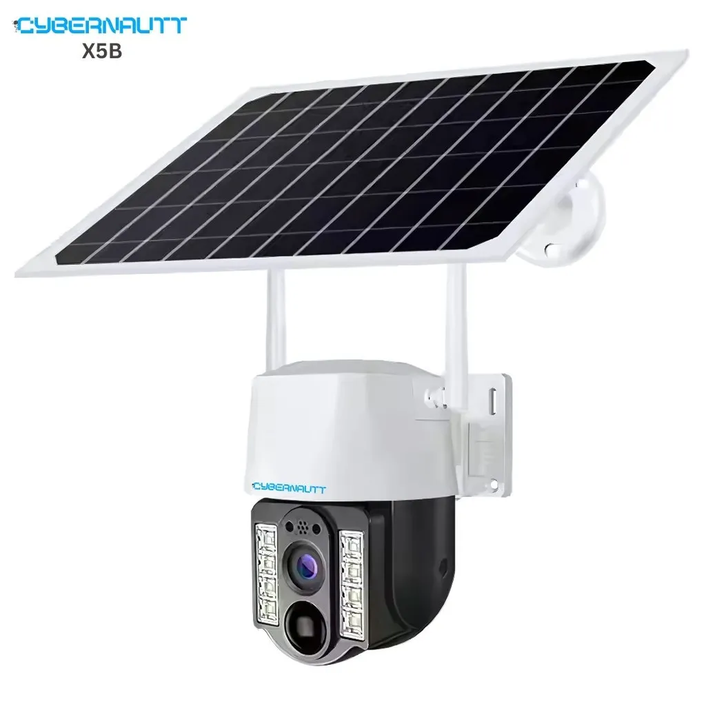 Cybernautt X5B 4MP Dual lens Full HD Solar Sim Camera with Human Detect, Motion Detect