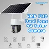 Cybernautt X5B 4MP Dual lens Full HD Solar Sim Camera with Human Detect, Motion Detect