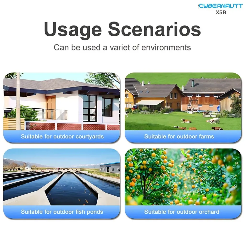 Cybernautt X5B 4MP Dual lens Full HD Solar Sim Camera with Human Detect, Motion Detect