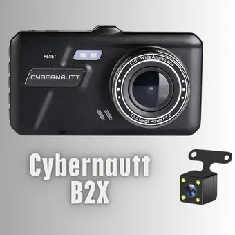 Cybernautt B2X Dual Channel 4 inch IPS HD touch screen Car Dash Cam
