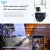 XUGA X82C 8MP HD Dual Lens Smart Wi-Fi Camera with Two Way Audio, Motion Detect, Colour Night Vision, Alarm, Waterproof & Support SD upto 256GB