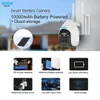 Xuga X09U-W 8MP FULL HD WIFI Solar Camera With Human Motion Tracking/NIGHT VISION/Two-way Audio/Motion Detection/Low Power/Waterproof / Weatherproof & Support up to 256GB Storage