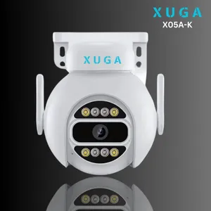XUGA X05A-K 5MP Ulta HD PT 4G Sim Camera with Colour Night Vision, Human Detect, 2 Way Talk, Motion Detect, IP66 Waterpoof & Support SD Upto 256GB