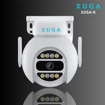 XUGA X05A-K 5MP Ulta HD PT 4G Sim Camera with Colour Night Vision, Human Detect, 2 Way Talk, Motion Detect, IP66 Waterpoof & Support SD Upto 256GB
