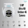 XUGA X05A-K 5MP Ulta HD PT 4G Sim Camera with Colour Night Vision, Human Detect, 2 Way Talk, Motion Detect, IP66 Waterpoof & Support SD Upto 256GB