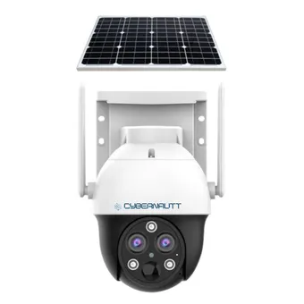 Cybernautt X4E 3MP FHD PTZ 4G Solar Sim CCTV Camera with 10X Zoom, Siren, Motion Detect, IP66 Waterroof, 2 Way Audio & Support SD Upto 256 GB