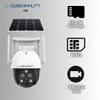 Cybernautt X4E 3MP FHD PTZ 4G Solar Sim CCTV Camera with 10X Zoom, Siren, Motion Detect, IP66 Waterroof, 2 Way Audio & Support SD Upto 256 GB