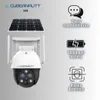 Cybernautt X4E 3MP FHD PTZ 4G Solar Sim CCTV Camera with 10X Zoom, Siren, Motion Detect, IP66 Waterroof, 2 Way Audio & Support SD Upto 256 GB