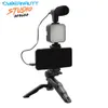 Cybernautt CS-5VK 3kg Black 6-in-1 Video Making Vlogging Kit with Fill Light, Phone Stand, Microphone for Making Videos, Live Broadcasting, Vlogging, YouTube & Instagram