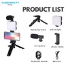 Cybernautt CS-5VK 3kg Black 6-in-1 Video Making Vlogging Kit with Fill Light, Phone Stand, Microphone for Making Videos, Live Broadcasting, Vlogging, YouTube & Instagram