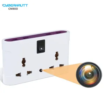 Cybernautt CN900 2MP Full HD Socket Smart Wi-Fi Camera with Built-in 32GB Card, HD Audio & Video, Loop Record, Multi User View & Support 32GB SD Card