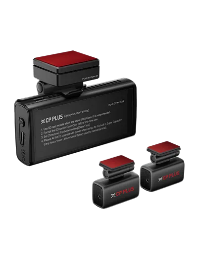 CP-PLUS CP-F83C CarKam 4K Front(CP-FC03), Interior(CP-CC01) & Back Cam(CP-RC02)