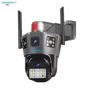 Cybernautt I4H 4MP Dual Lens Full HD Smart Wi-Fi Camera with Human Detect, Motion Detect, Two Way Audio, Alarm Notification & Support 128GB SD Card