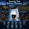 Cybernautt X5P 5MP Full HD PT 4G Solar Sim Camera with Motion Detect, Colour Night Vision, Human Detect, IP66, 2 Way Audio & Support SD Upto 128GB
