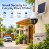 Cybernautt X5J 5MP Full HD PT 4G Sim Solar Camera with Motion Detect, Colour Night Vision, Human Detect, IP66, 2 Way Audio & Support SD Upto 128GB