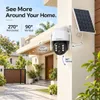 Cybernautt X5J 5MP Full HD PT 4G Sim Solar Camera with Motion Detect, Colour Night Vision, Human Detect, IP66, 2 Way Audio & Support SD Upto 128GB