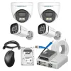 Cybernautt 2.4MP Full Colour HD Indoor & Outdoor CCTV Combo Kit with 4Ch DVR, 2 Dome Camera, 2 Bullet Camera, 4Ch SMPS, 50m Cable, 1TB HDD & Connector