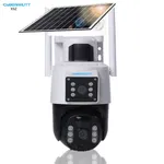 Cybernautt X5Z 3MP+3MP FHD 4G Solar Sim Camera with Motion Detect, Colour Night Vision, Human Detect, IP66, 2 Way Audio & Support SD Upto 256GB