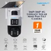 Cybernautt X5Z 3MP+3MP FHD 4G Solar Sim Camera with Motion Detect, Colour Night Vision, Human Detect, IP66, 2 Way Audio & Support SD Upto 256GB