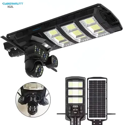 Cybernautt X12L 9MP FHD PTZ 4G Sim Solar Camera with Motion Detect, Colour Night Vision, Human Detect, IP66, 2 Way Audio & Support SD Upto 256GB