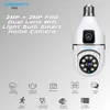 Cybernautt V4B 2MP+2MP Dual Lens FHD Smart WiFi Camera with Motion Detect, Alarm, 2 Way Audio, Notification, Human Detect & Support SD Upto 128GB