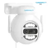 Cybernautt Z8O 8MP Dual Lens Full HD Smart Wi-Fi Camera with 10x Zoom, Human & Motion Detect, IP66, 2 Way Audio, Alarm & Support 256GB SD Card